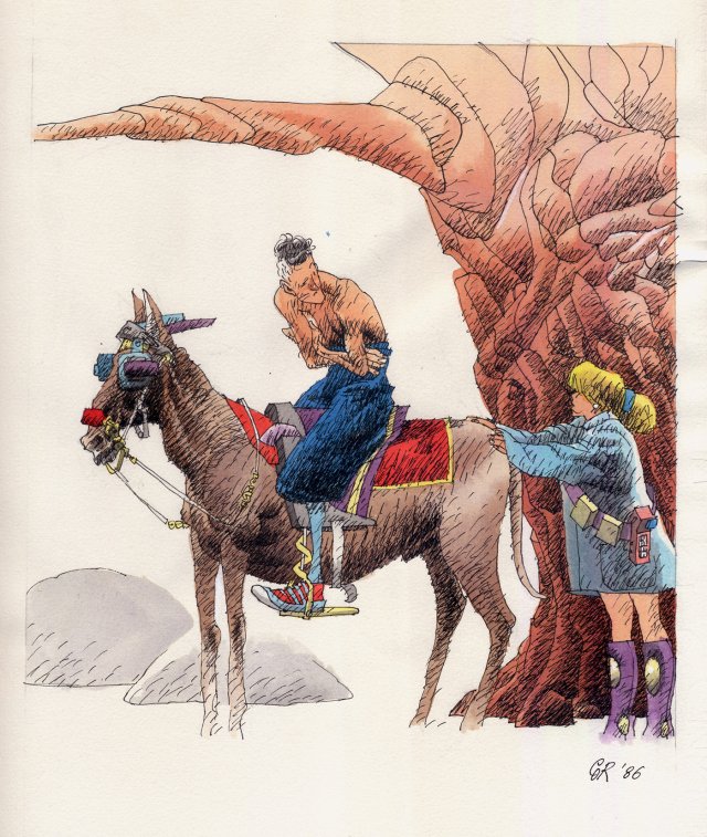 Illustrazione proposta a ComicArt 1986